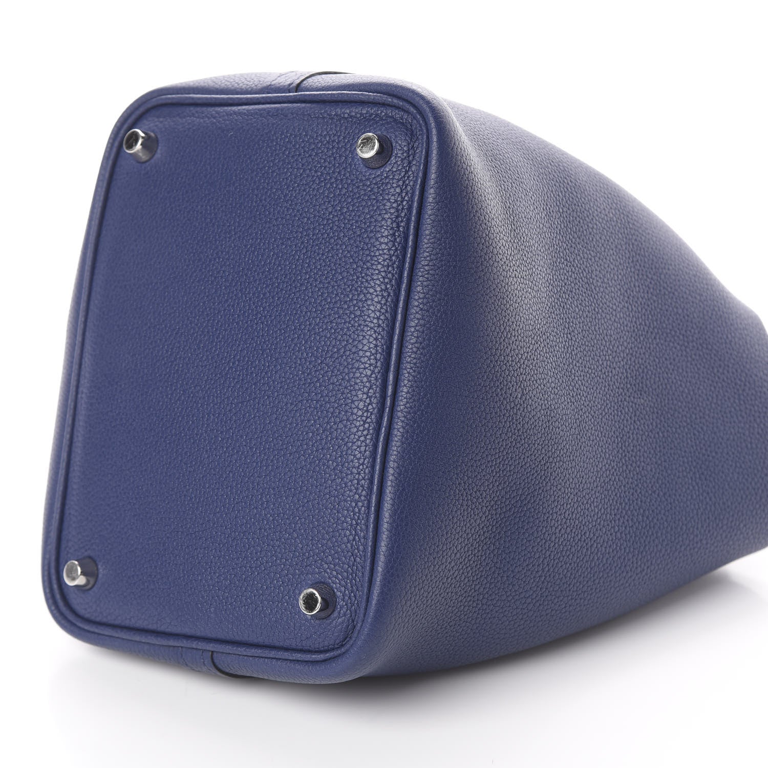 Hermes Taurillon Maurice Picotin Lock 18 PM Bleu Saphir 6 of 9