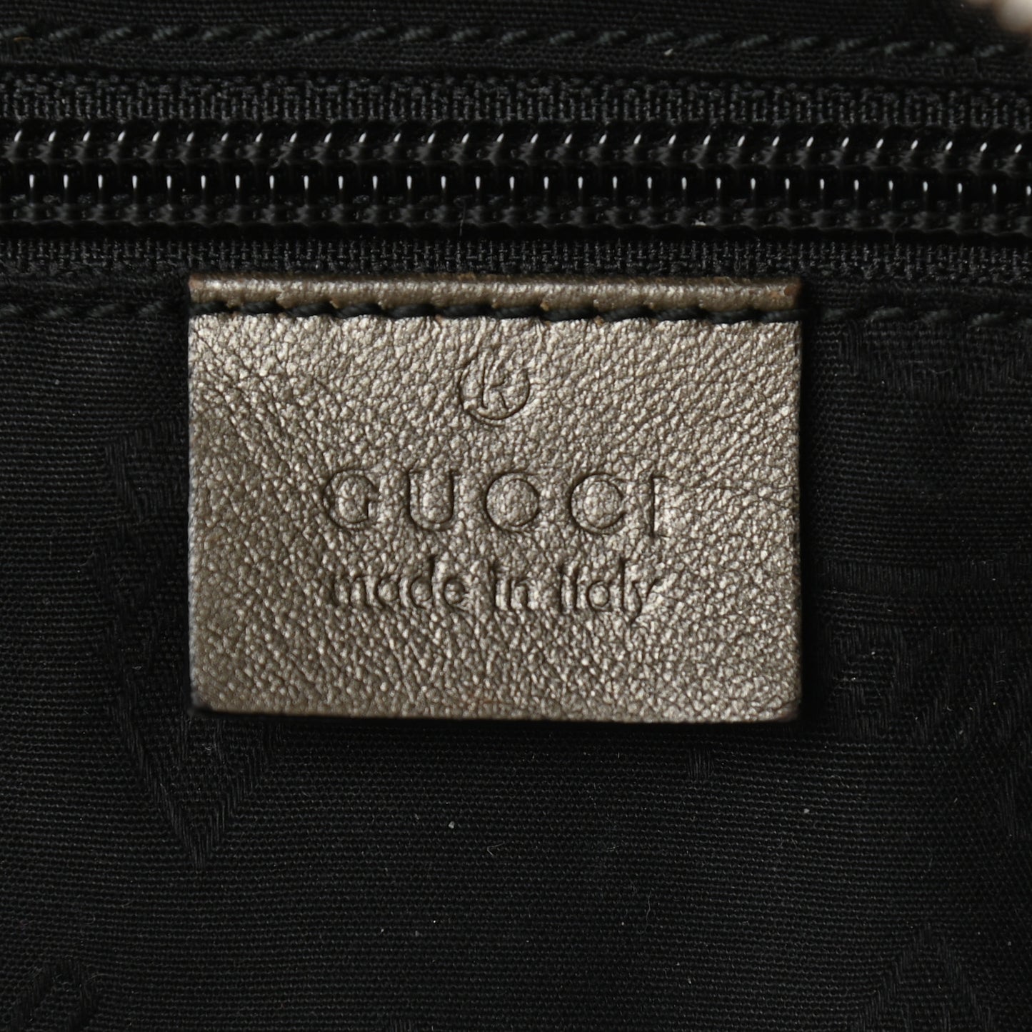 Imprime Monogram Medium Zippered Shopping Tote Pewter