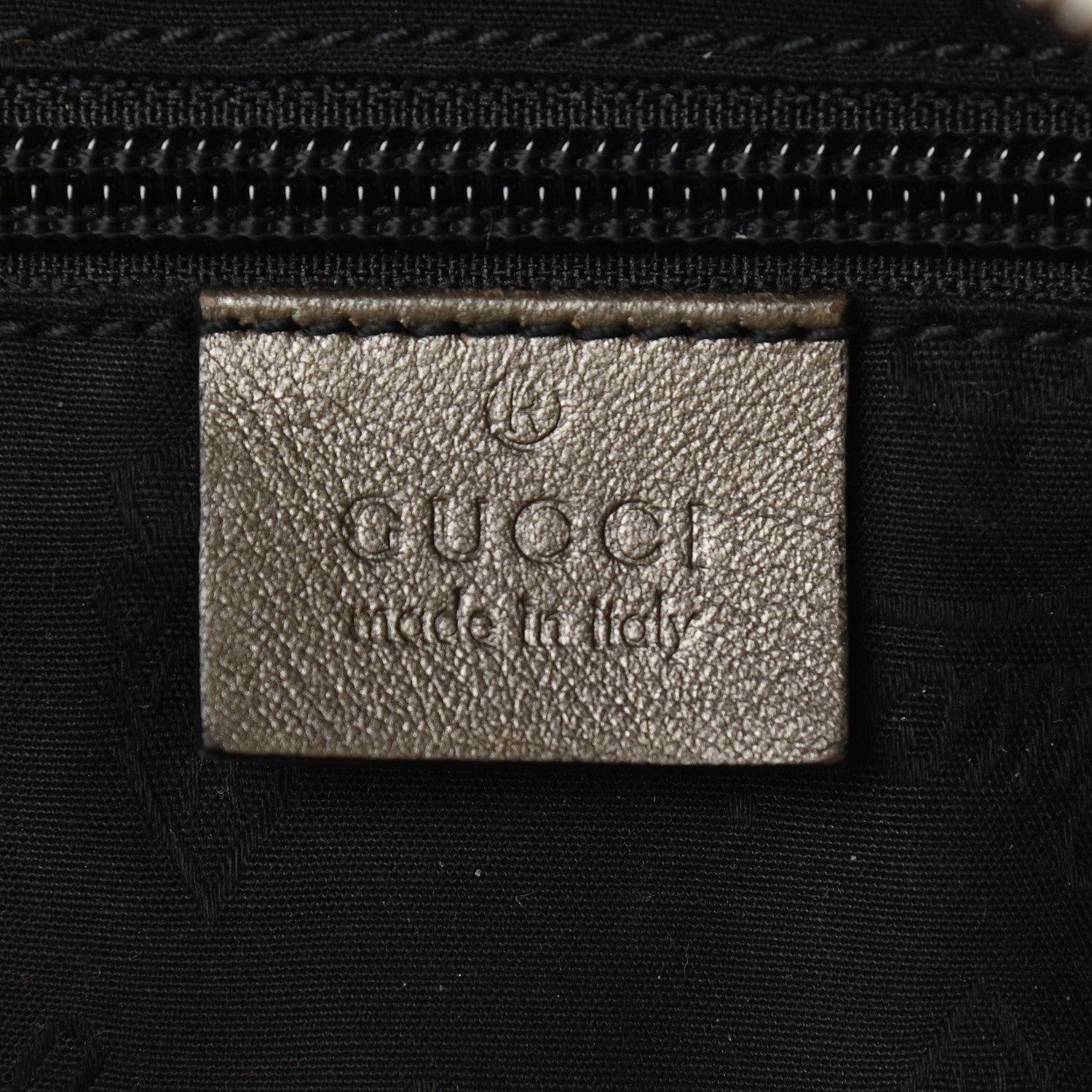 Gucci Imprime Monogram Medium Zippered Shopping Tote Pewter 5 of 10