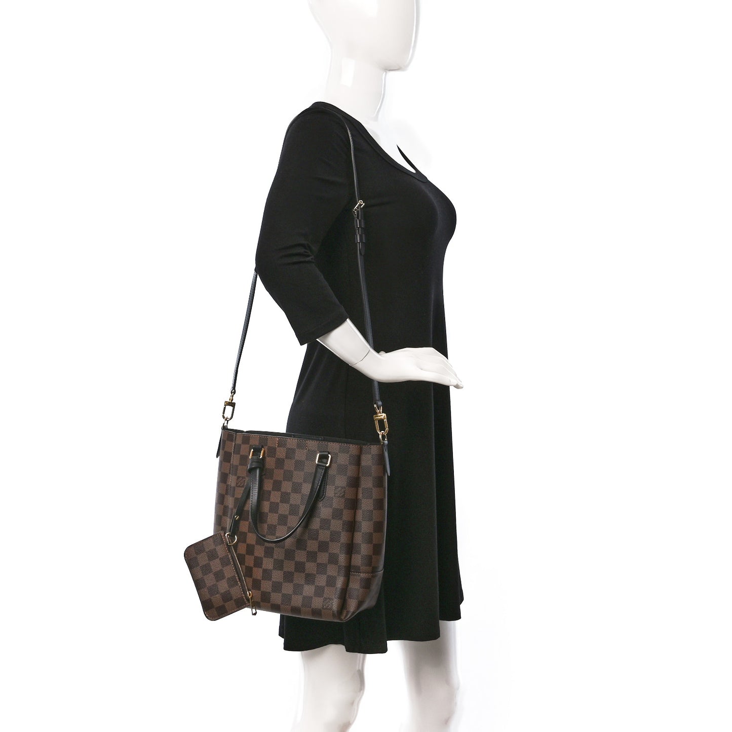 Damier Ebene Belmont PM Black