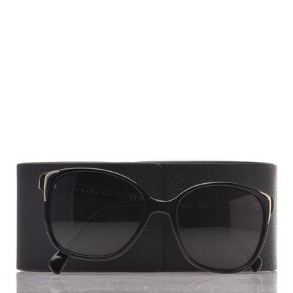 Prada Polarized Sunglasses SPR01O Black 10 of 10