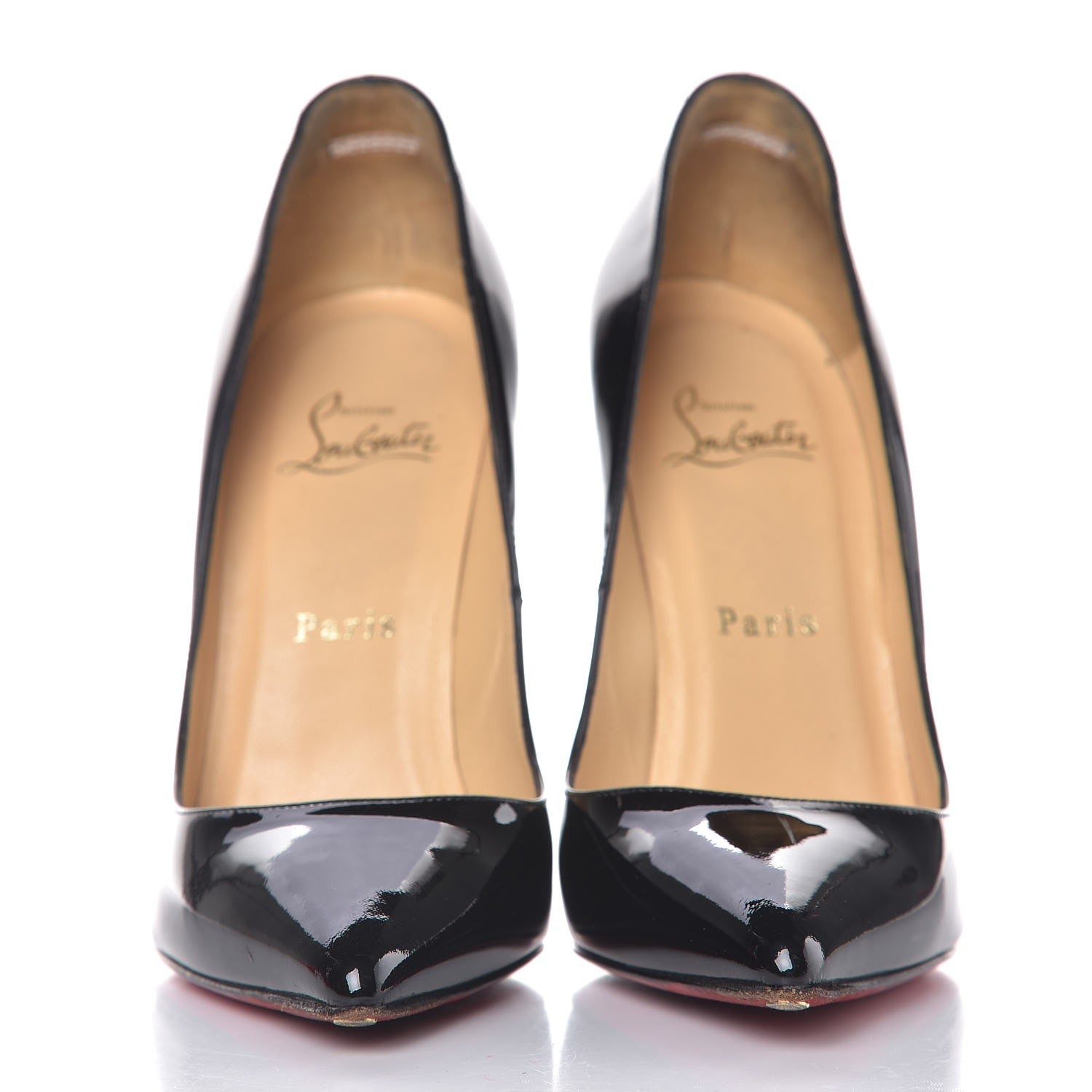 Christian Louboutin Patent Pigalle 120 Pumps 37 Black 2 of 12