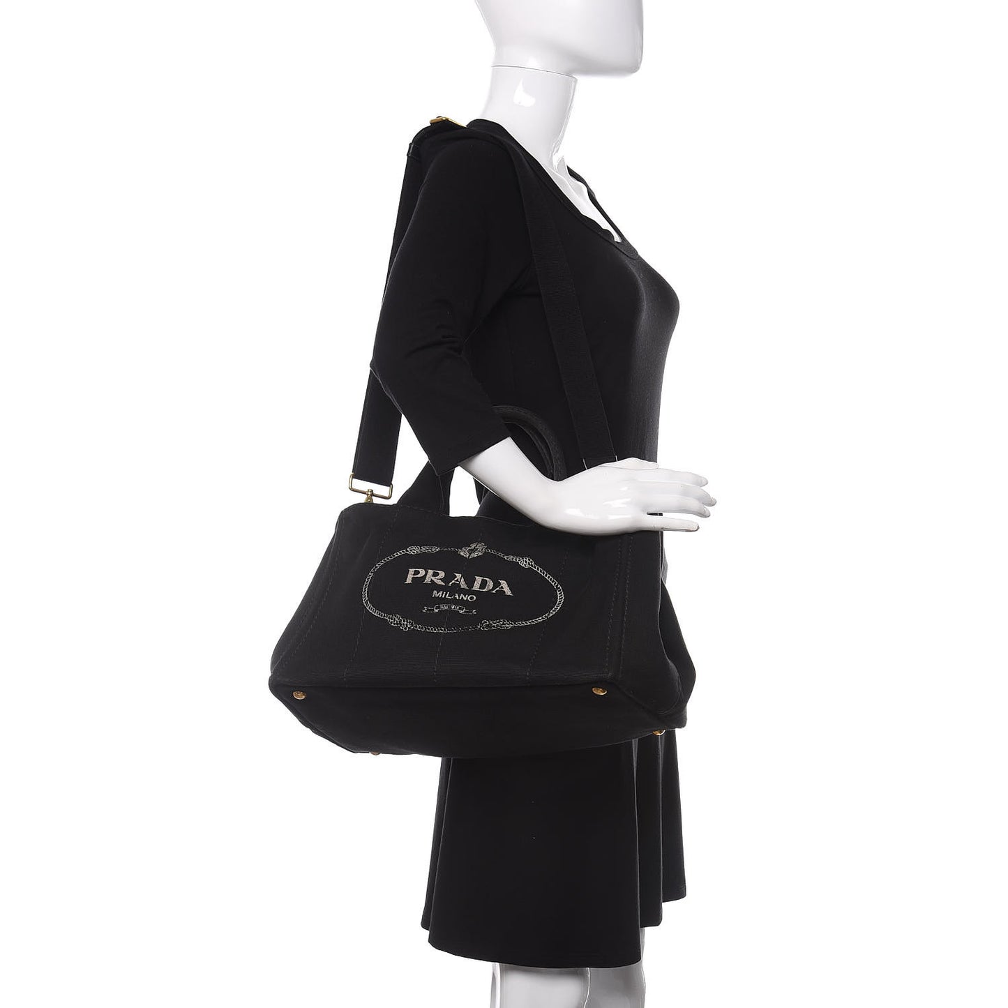Canapa Logo Tote Black