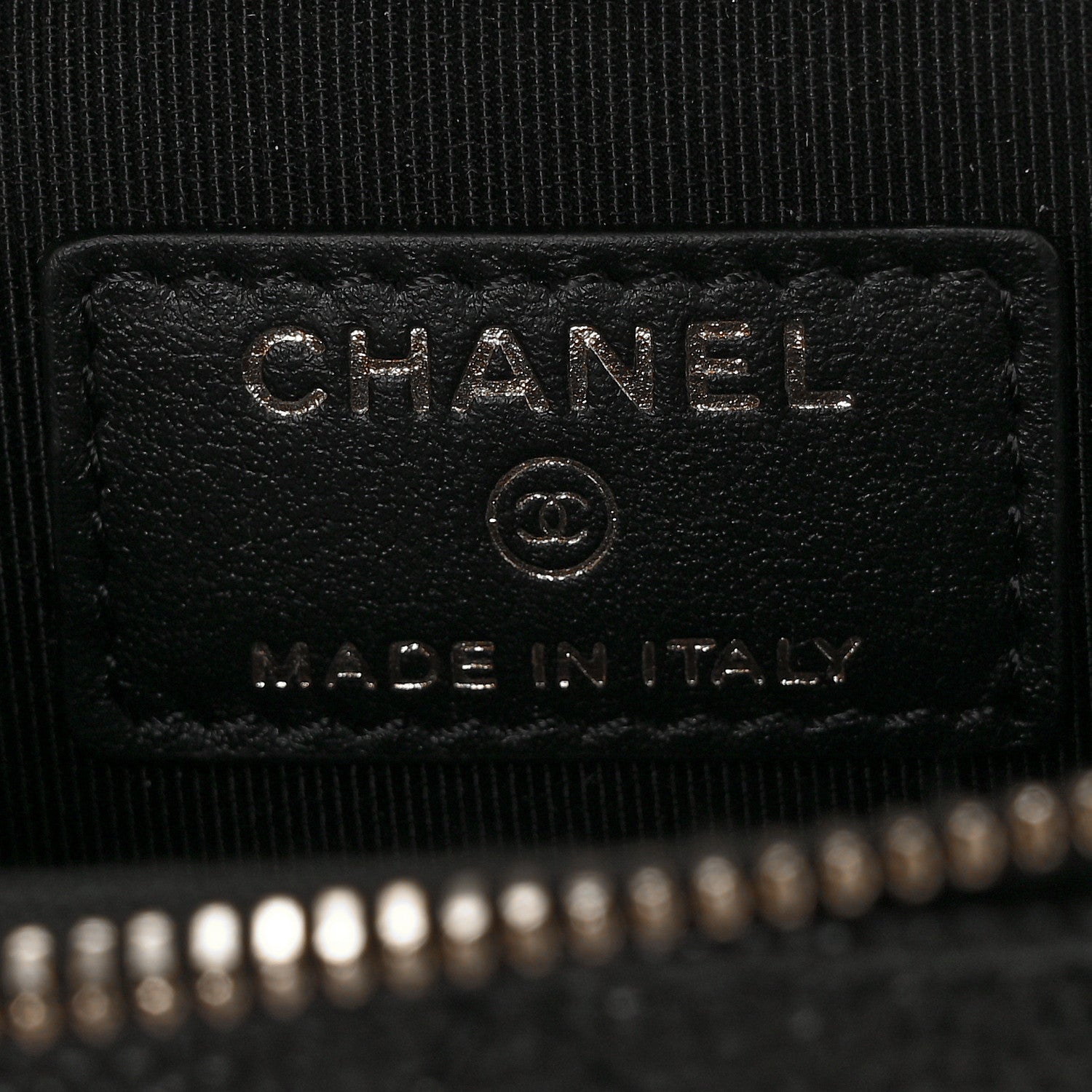 Chanel Caviar Quilted Small Handle With Care Vanity Case With Chain Black 6 of 9
