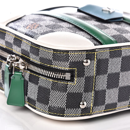 Louis Vuitton Damier Valisette BB Black White 8 of 9