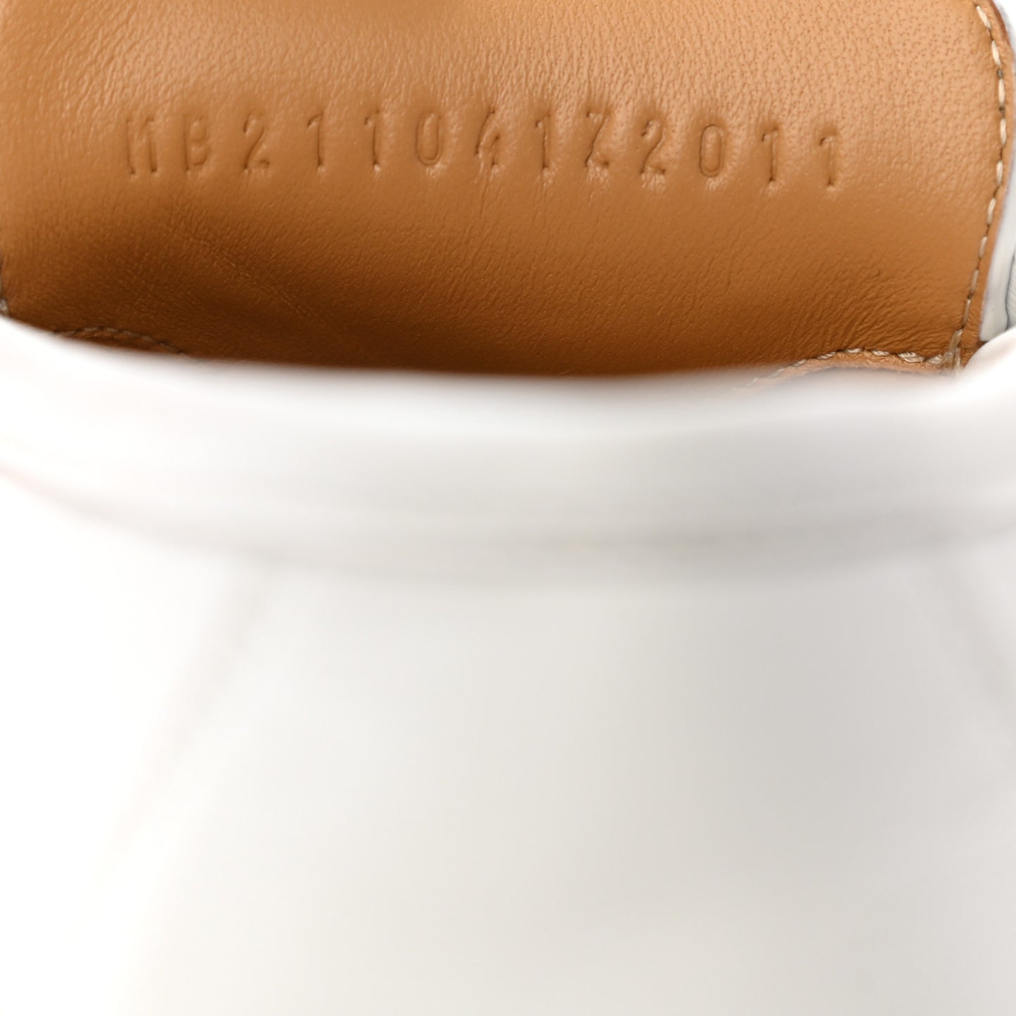 Calfskin Womens Colette Loafers 37 White