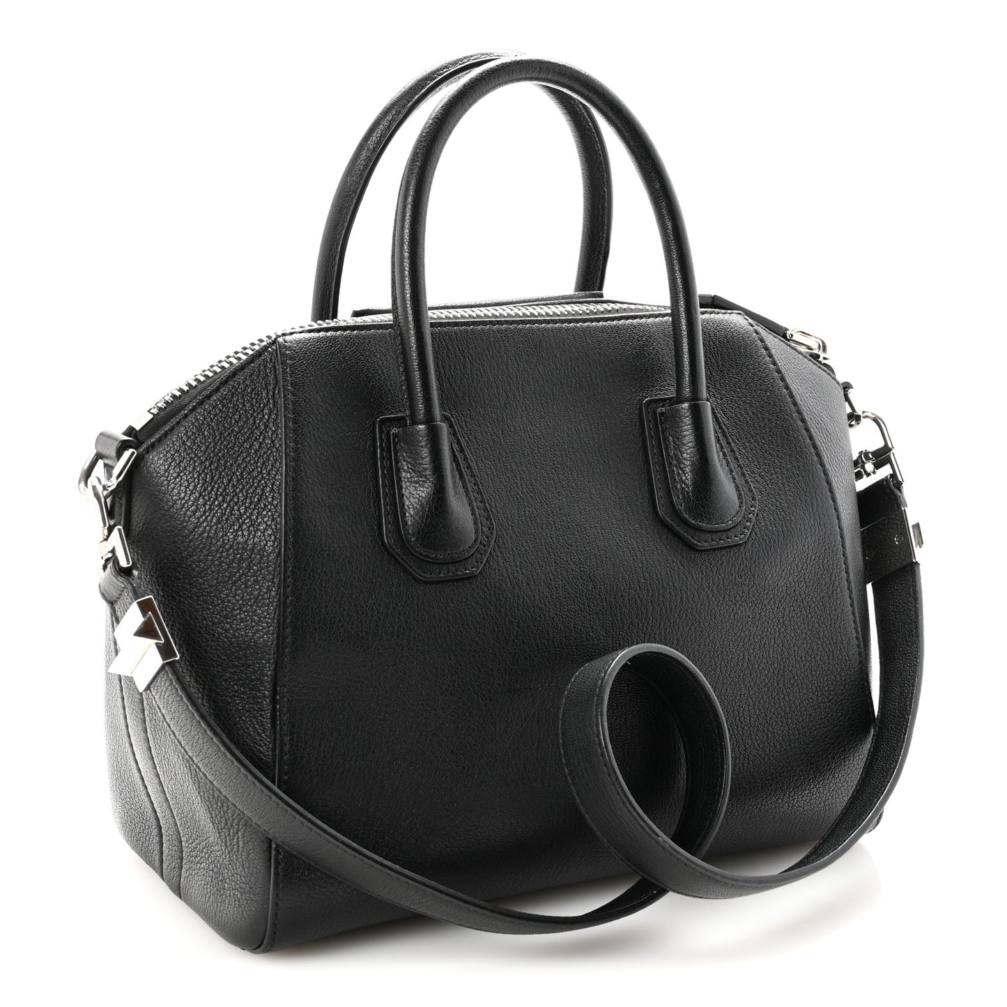 Sugar Goatskin Small Antigona Black