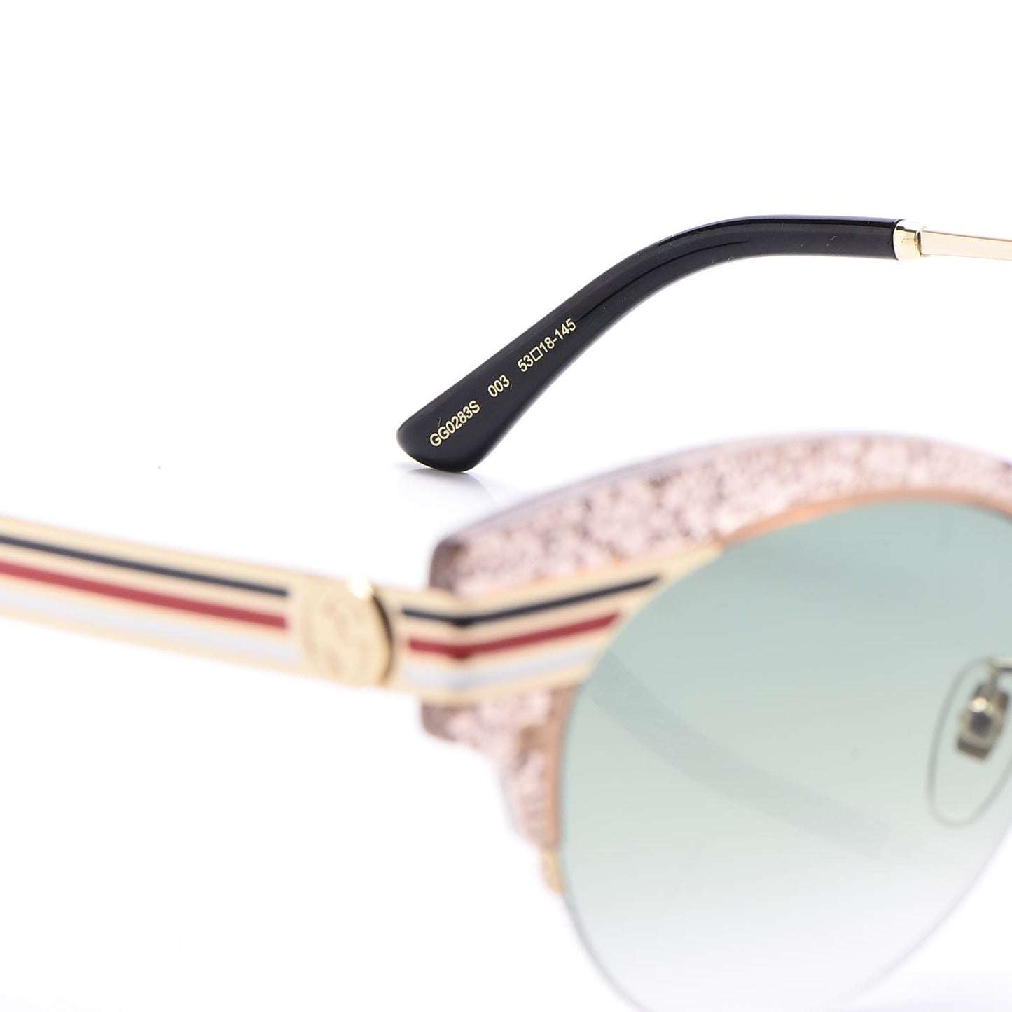 Glitter Cat Eye Sunglasses GG0283S Beige