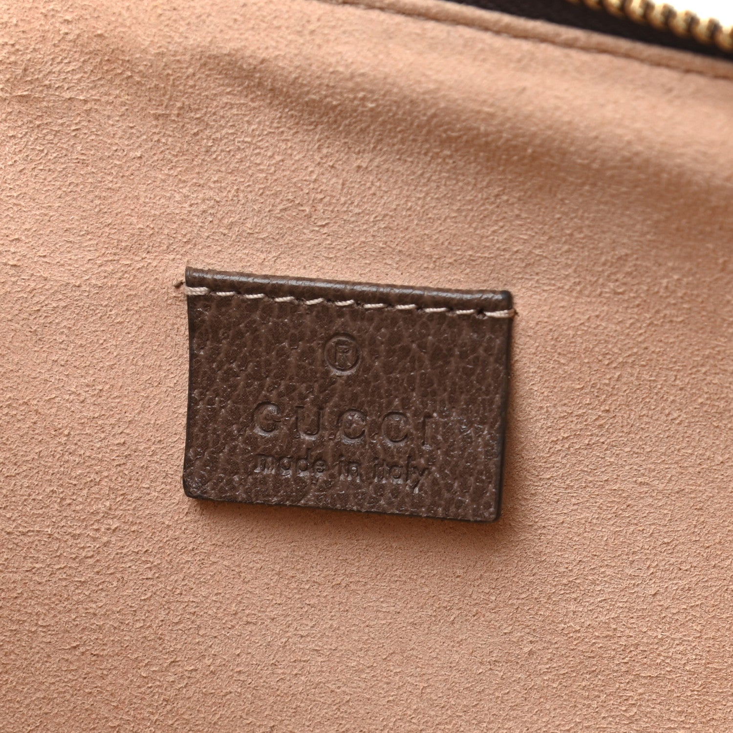 Gucci GG Supreme Monogram Large Ophidia Pouch Clutch Brown 6 of 8
