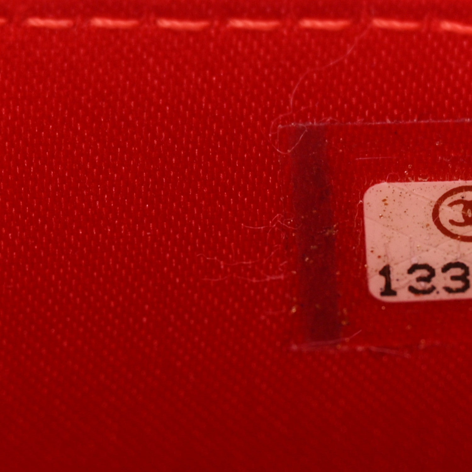 Chanel Lambskin Camellia Embossed Wallet on Chain WOC Red 8 of 20