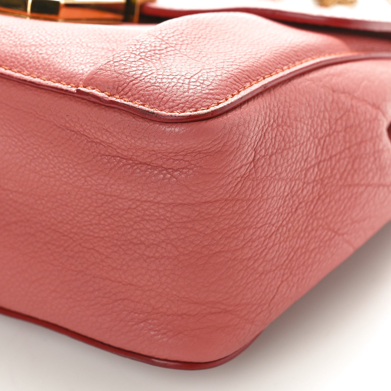 Chloe Goatskin Small Elsie Shoulder Bag Pink 9 of 12