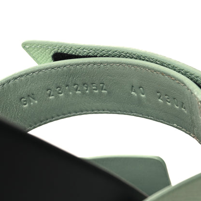 Hermes Epsom Womens Chypre Sandals 40 Vert Jade 7 of 10