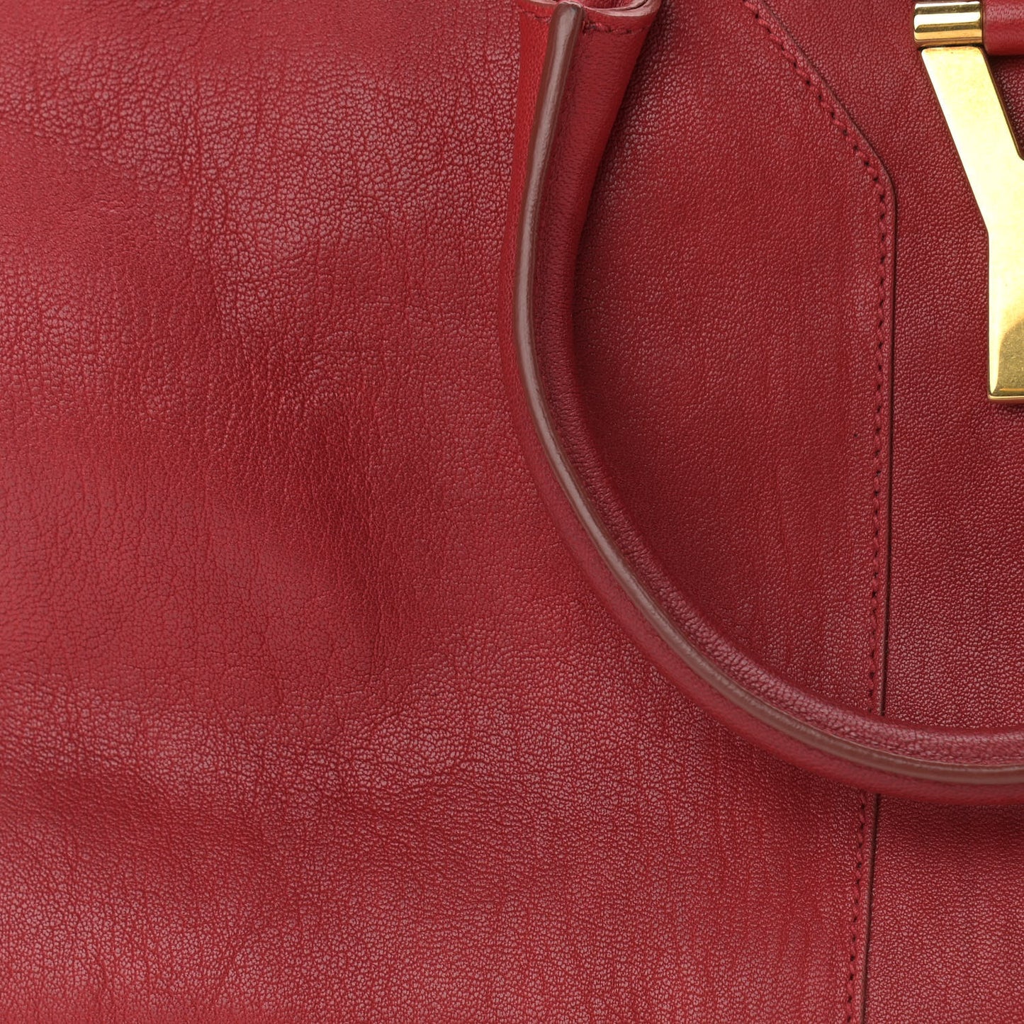 Sheepskin Medium Cabas ChYc Red
