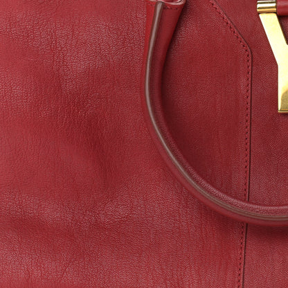Saint Laurent Sheepskin Medium Cabas ChYc Red 13 of 15