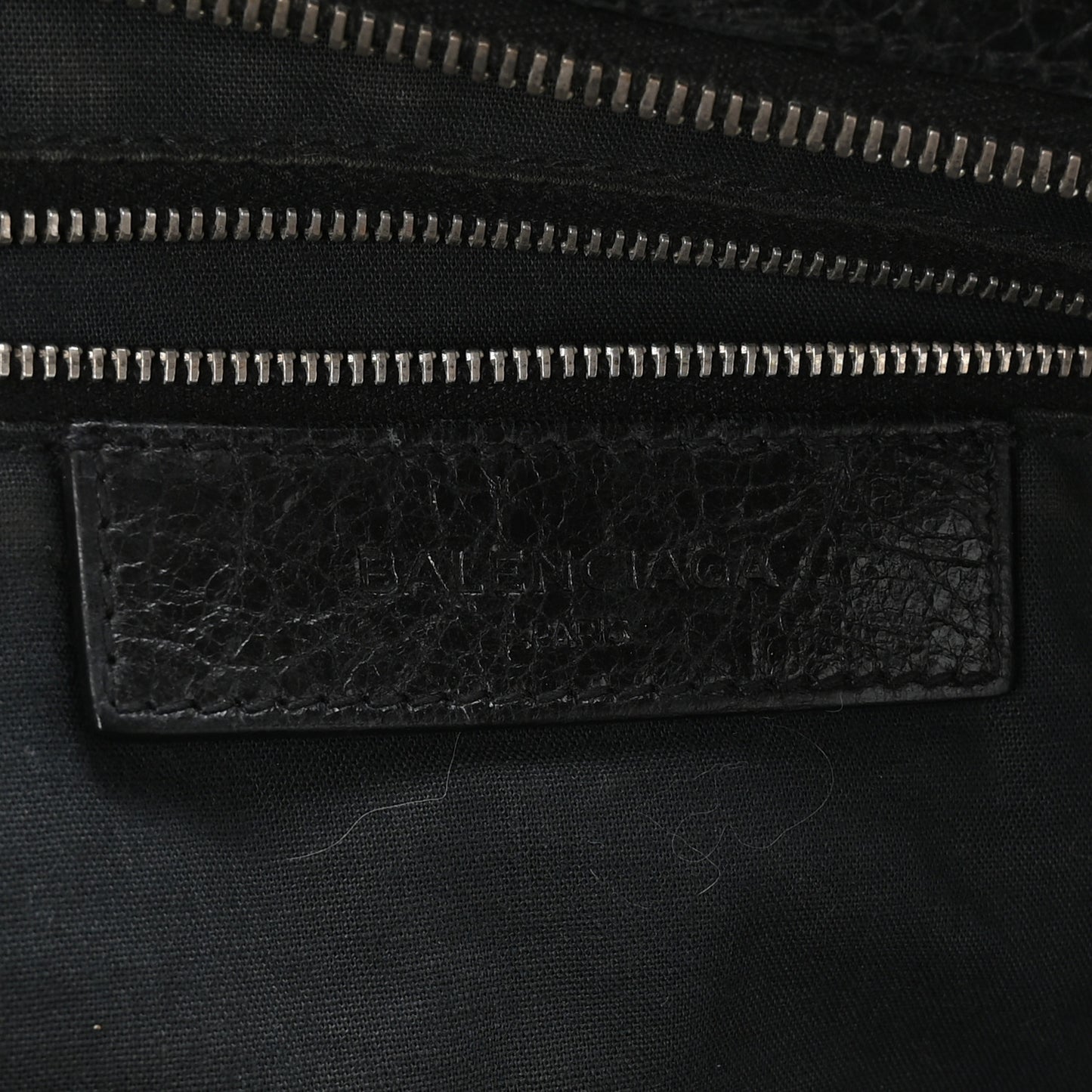 Agneau Classic Hardware Mini Folder Black