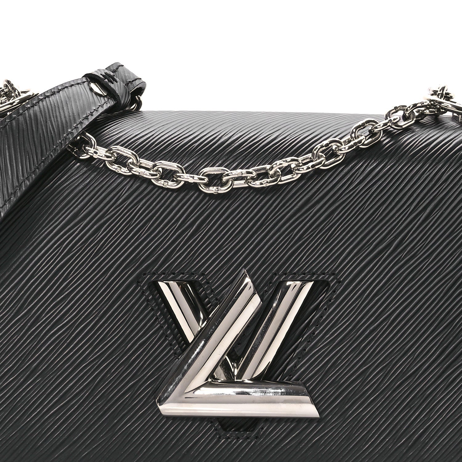 Louis Vuitton Epi Twist Shoulder Bag MM Black 8 of 10