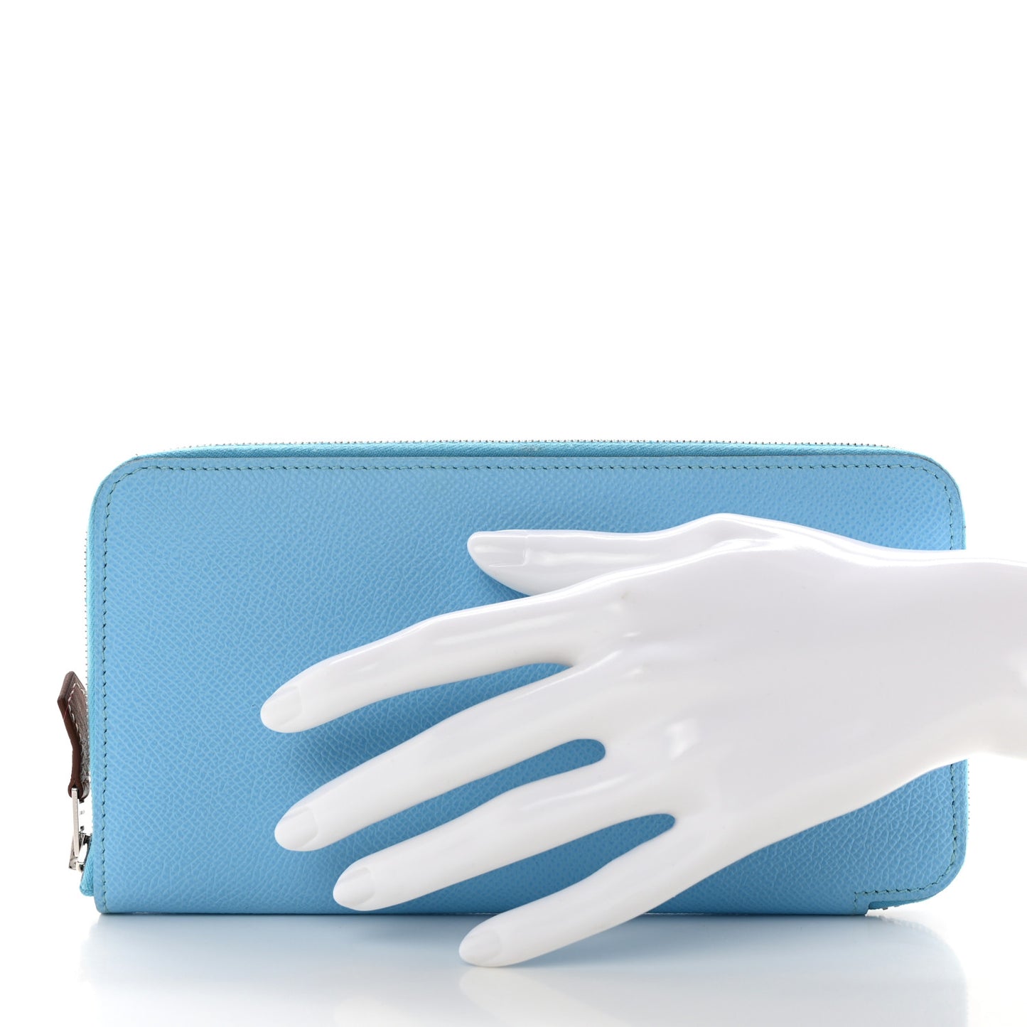 Epsom Silk'In Wallet Celeste