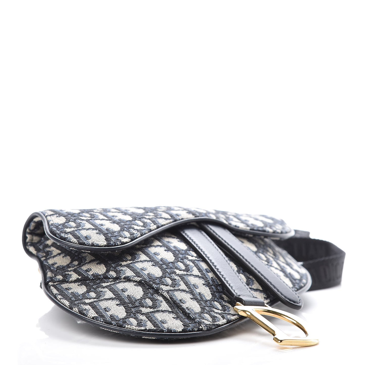 Oblique Saddle Belt Bag Blue