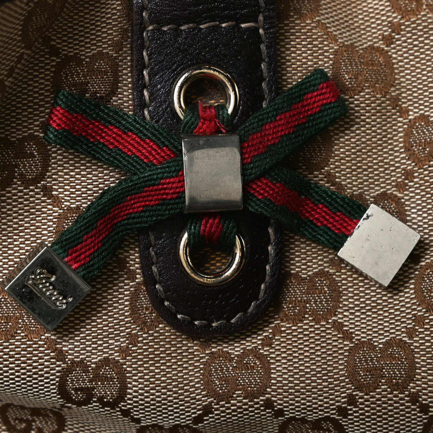 Gucci Monogram Medium Princy Tote Dark Brown 15 of 15