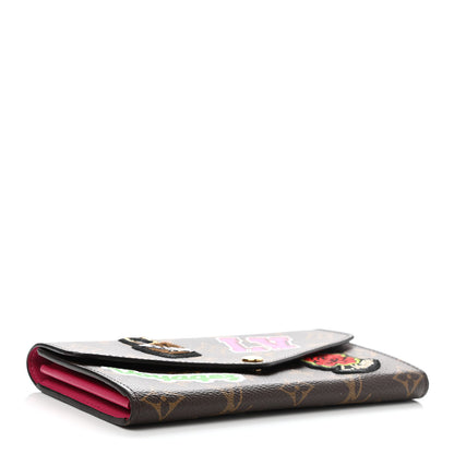 Louis Vuitton Monogram Travel Stickers Sarah Wallet 4 of 8