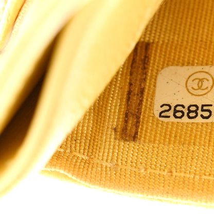 Chanel Caviar Quilted Boy Card Holder Yellow 8 of 14