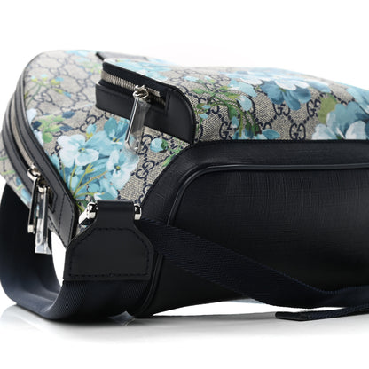 Gucci GG Supreme Monogram Blooms Small Day Backpack Blue 17 of 23