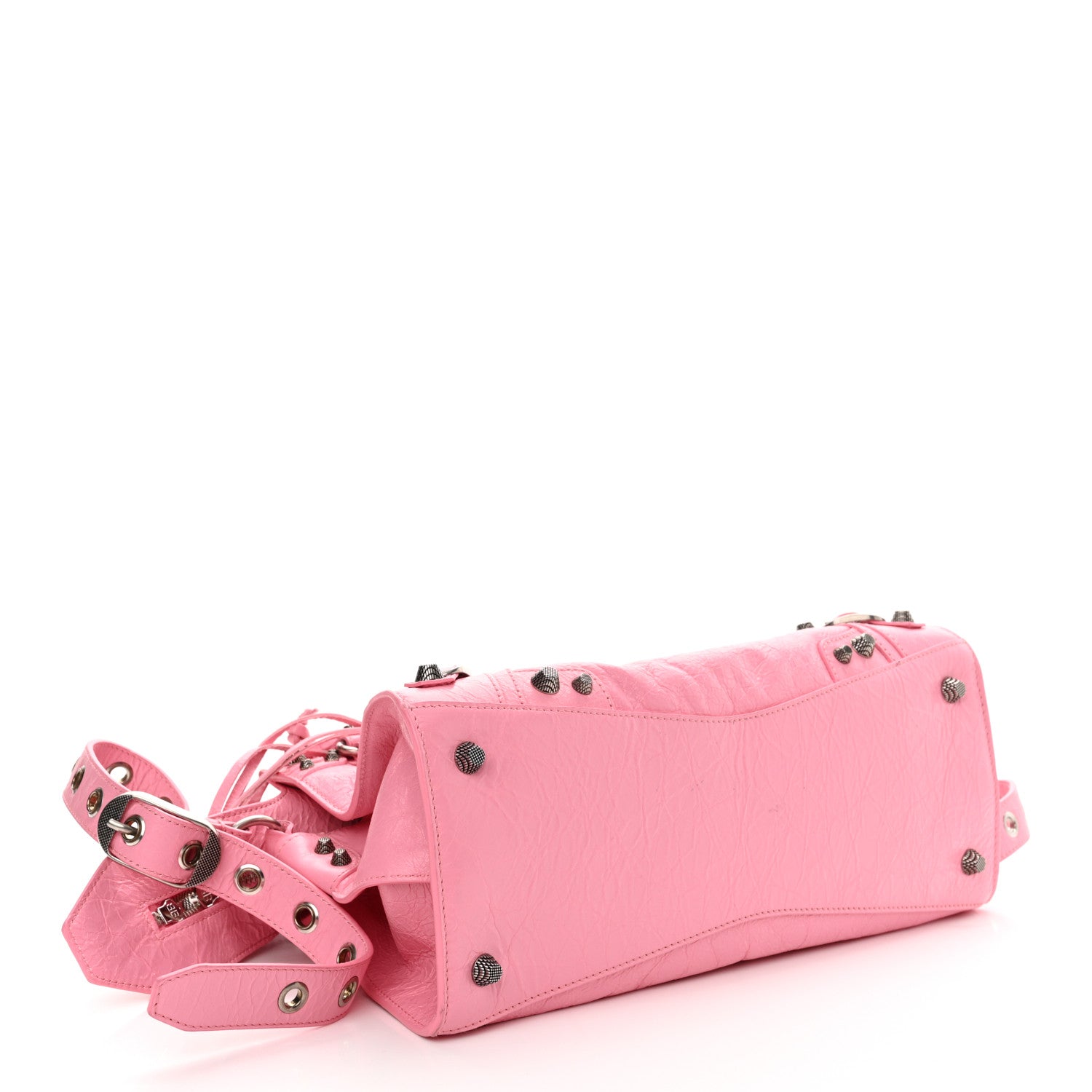 Balenciaga Agneau Arena Small Neo Cagole City Handbag Sweet Pink 5 of 12