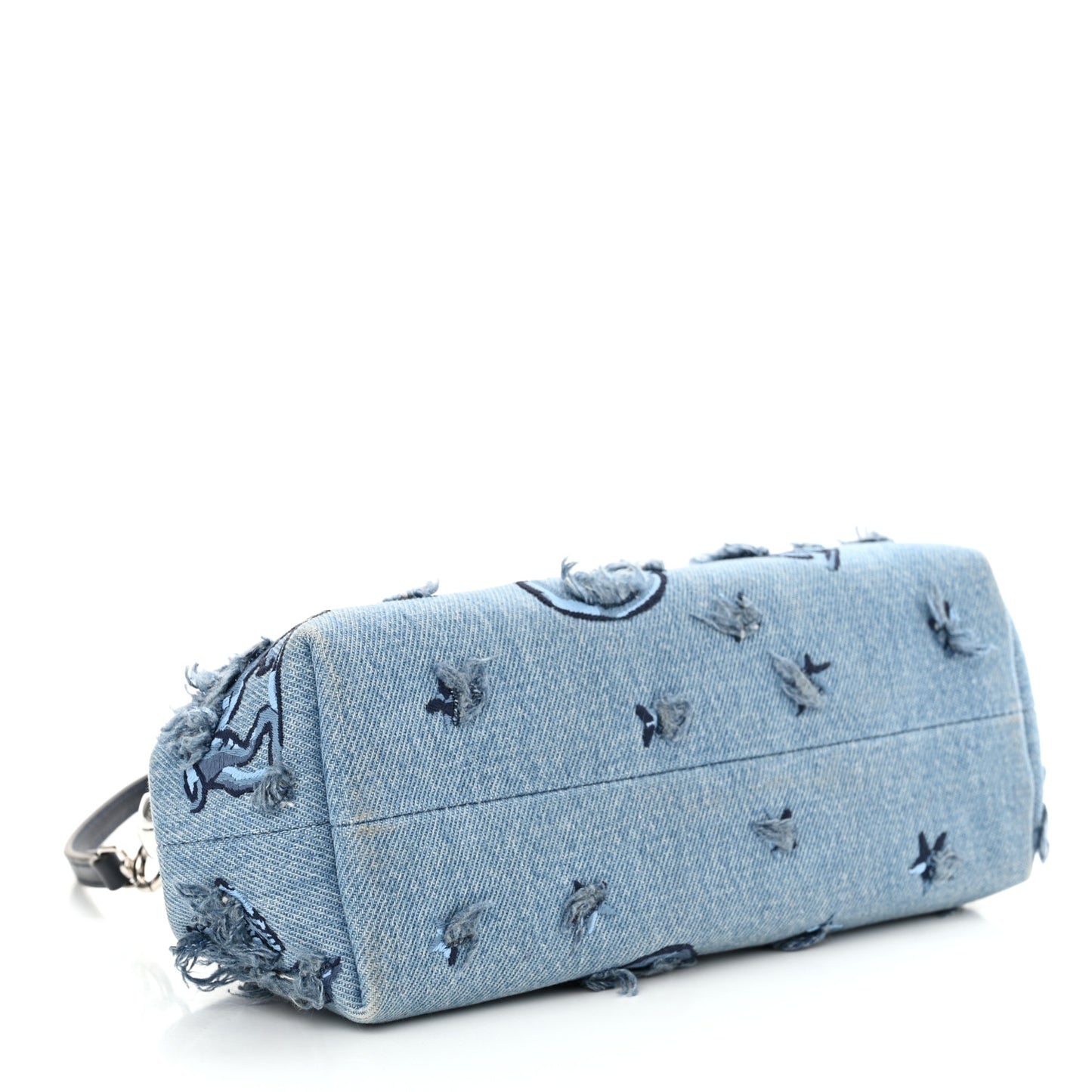 Denim Embroidered Astrology Small Fendi First Chiaro