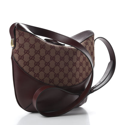 Gucci GG Monogram Calfskin Medium Arli Shoulder Bag Sahara Rubino Chardonnay 3 of 10