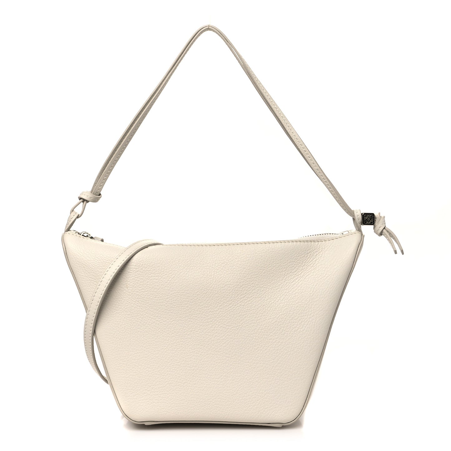 Calfskin Mini Hammock Hobo Soft White