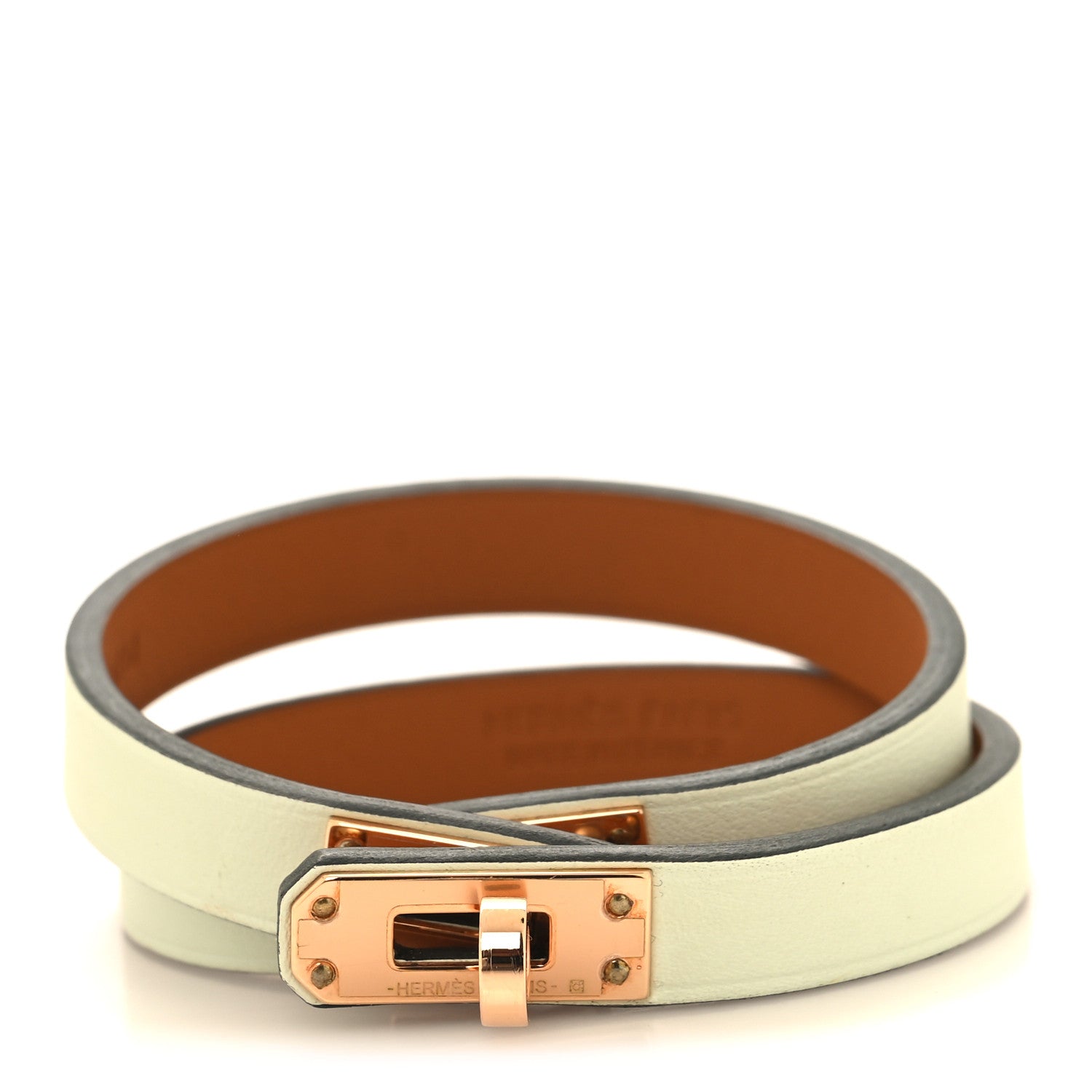 Hermes Swift Kelly Double Tour Bracelet T2 Vert Fizz 1 of 6