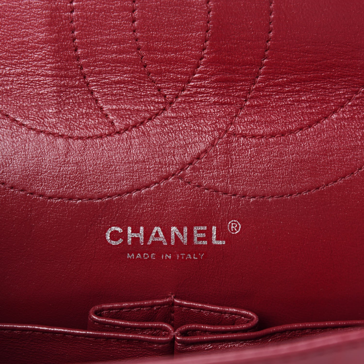 Chanel Distressed Patent Quilted 2.55 Reissue 227 Flap Red 12 of 14