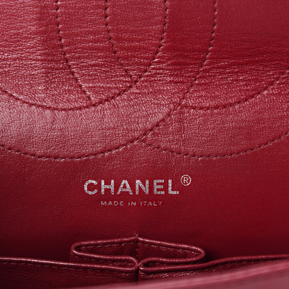 Chanel Distressed Patent Quilted 2.55 Reissue 227 Flap Red 12 of 14