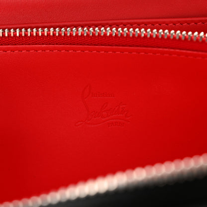 Christian Louboutin Calfskin Panettone Spiked Zip Around Wallet Leopard 6 of 9