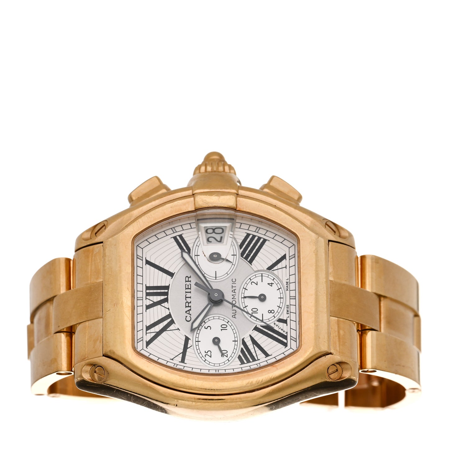 18K Yellow Gold 43mm Roadster Chronograph Automatic Watch