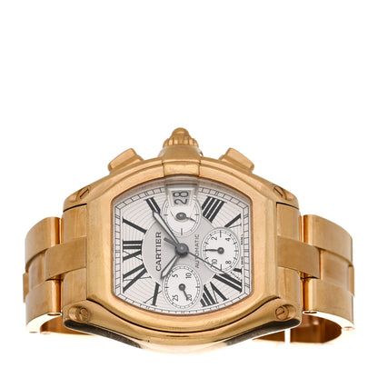 Cartier 18K Yellow Gold 43mm Roadster Chronograph Automatic Watch 2 of 4