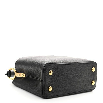 Louis Vuitton Taurillon Mini Capucines Black 4 of 9