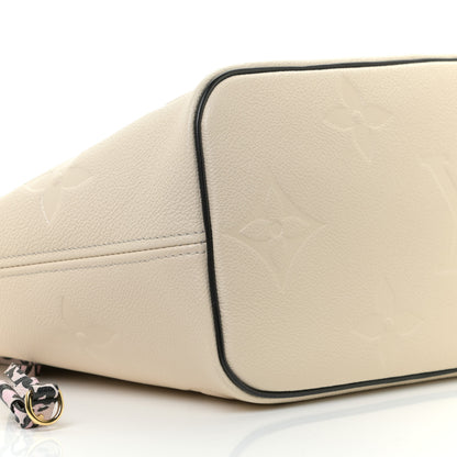 Louis Vuitton Empreinte Monogram Giant Wild At Heart Neverfull MM Creme 5 of 9