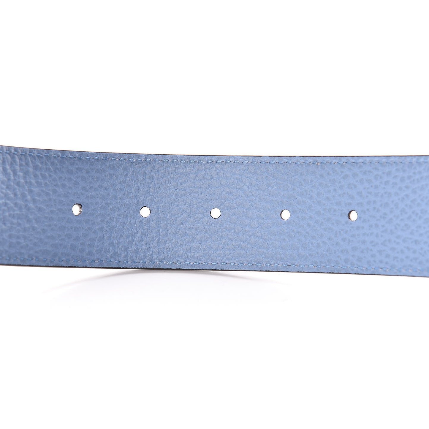 Dollar Calfskin 1973 Reversible Belt 85 34 Black Mineral Blue