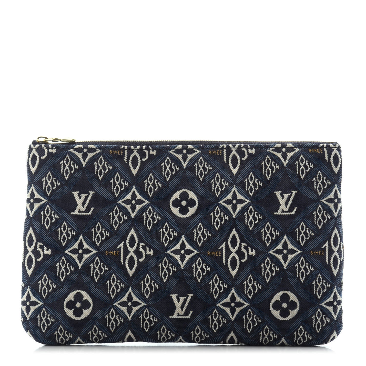 Louis Vuitton Jacquard Since 1854 Neverfull MM GM Pochette Blue 1 of 6