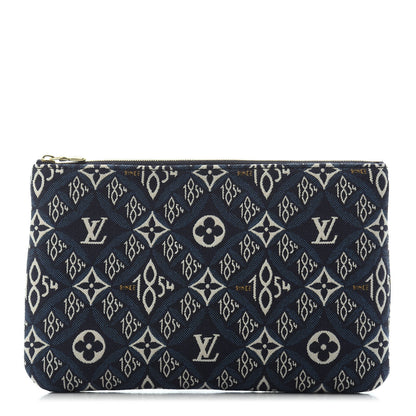 Louis Vuitton Jacquard Since 1854 Neverfull MM GM Pochette Blue 1 of 6