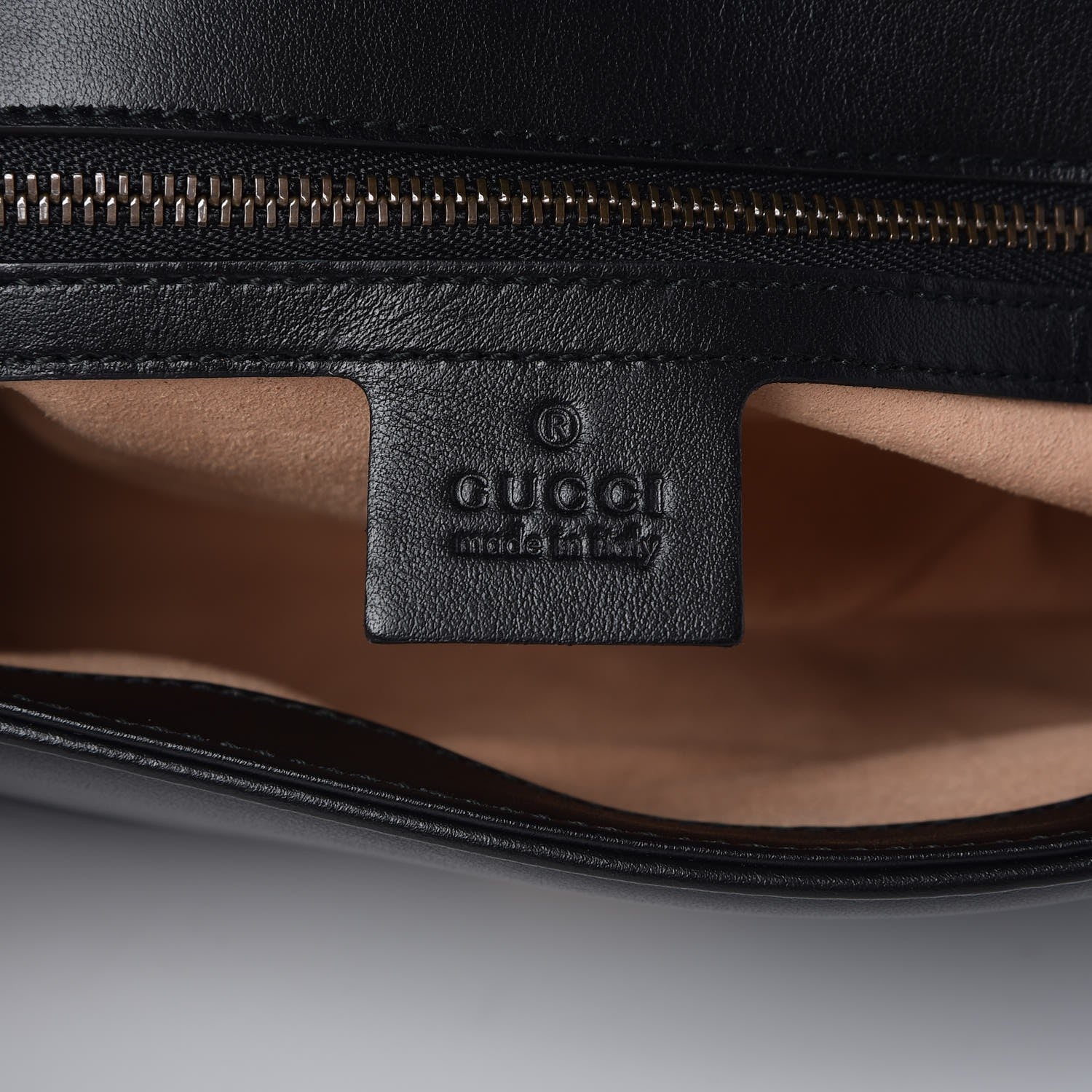 Gucci Calfskin Matelasse Small GG Marmont Shoulder Bag Black 6 of 7