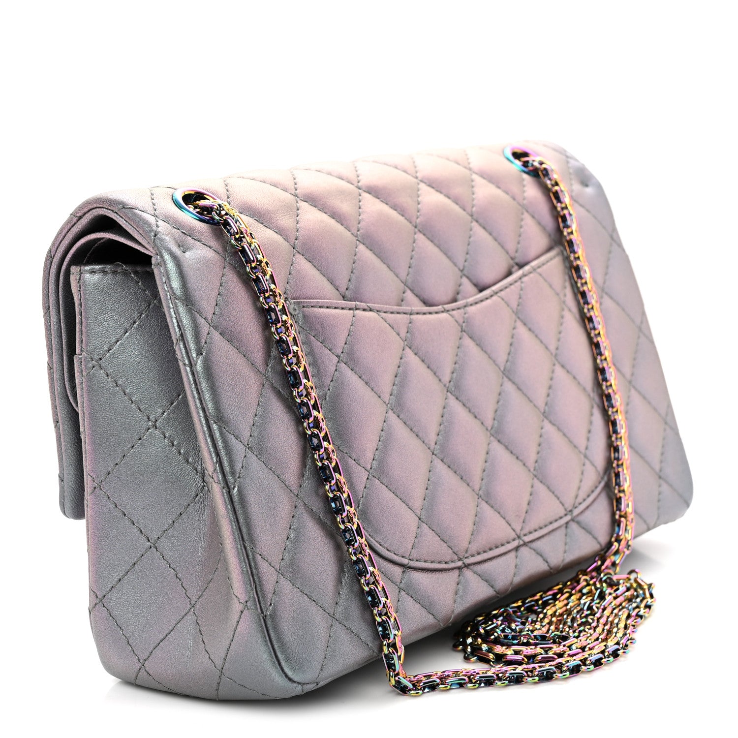 Chanel Iridescent Lambskin Quilted 2.55 Reissue 226 Flap Light Purple 3 of 11