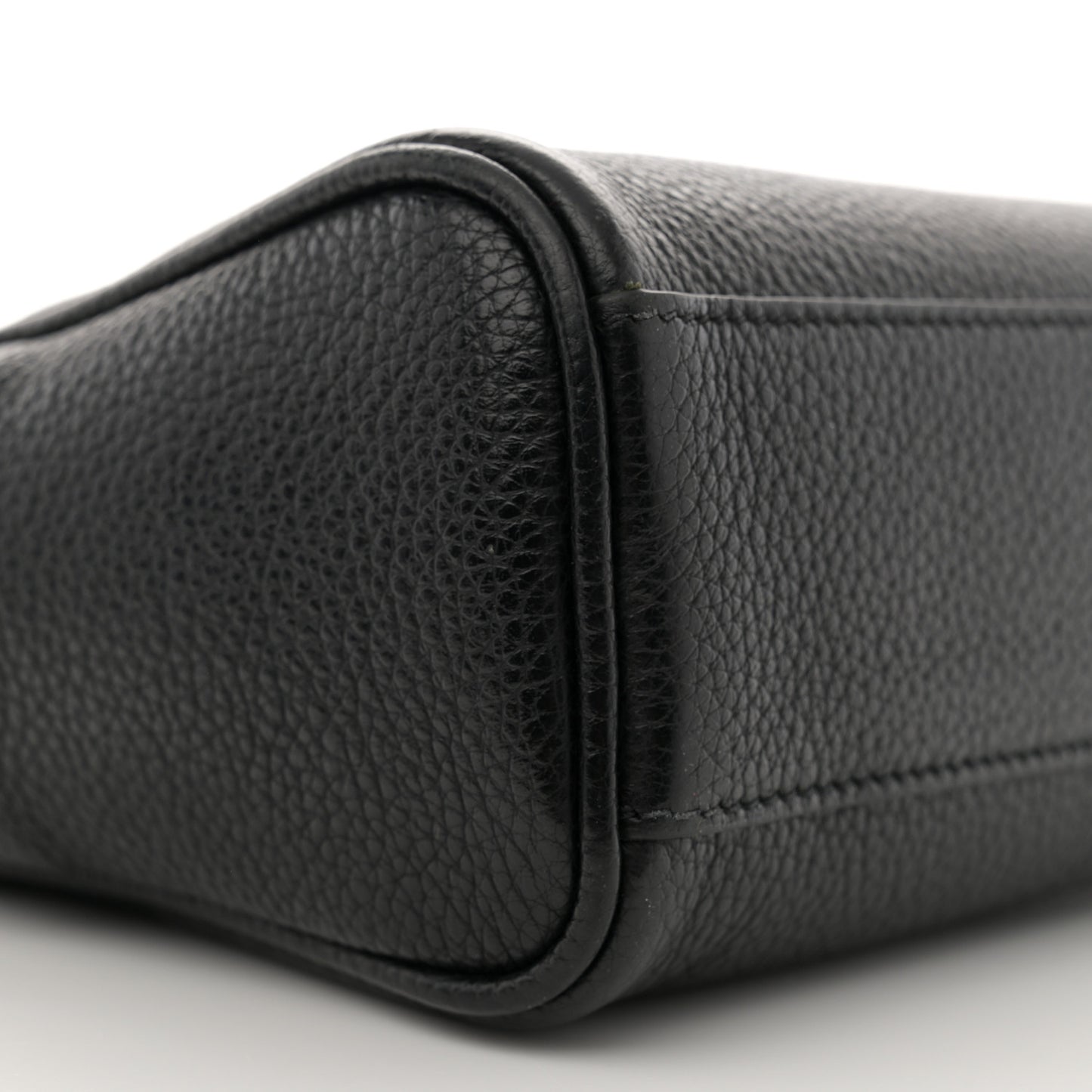 Calfskin Travel Camera Crossbody Bag Black