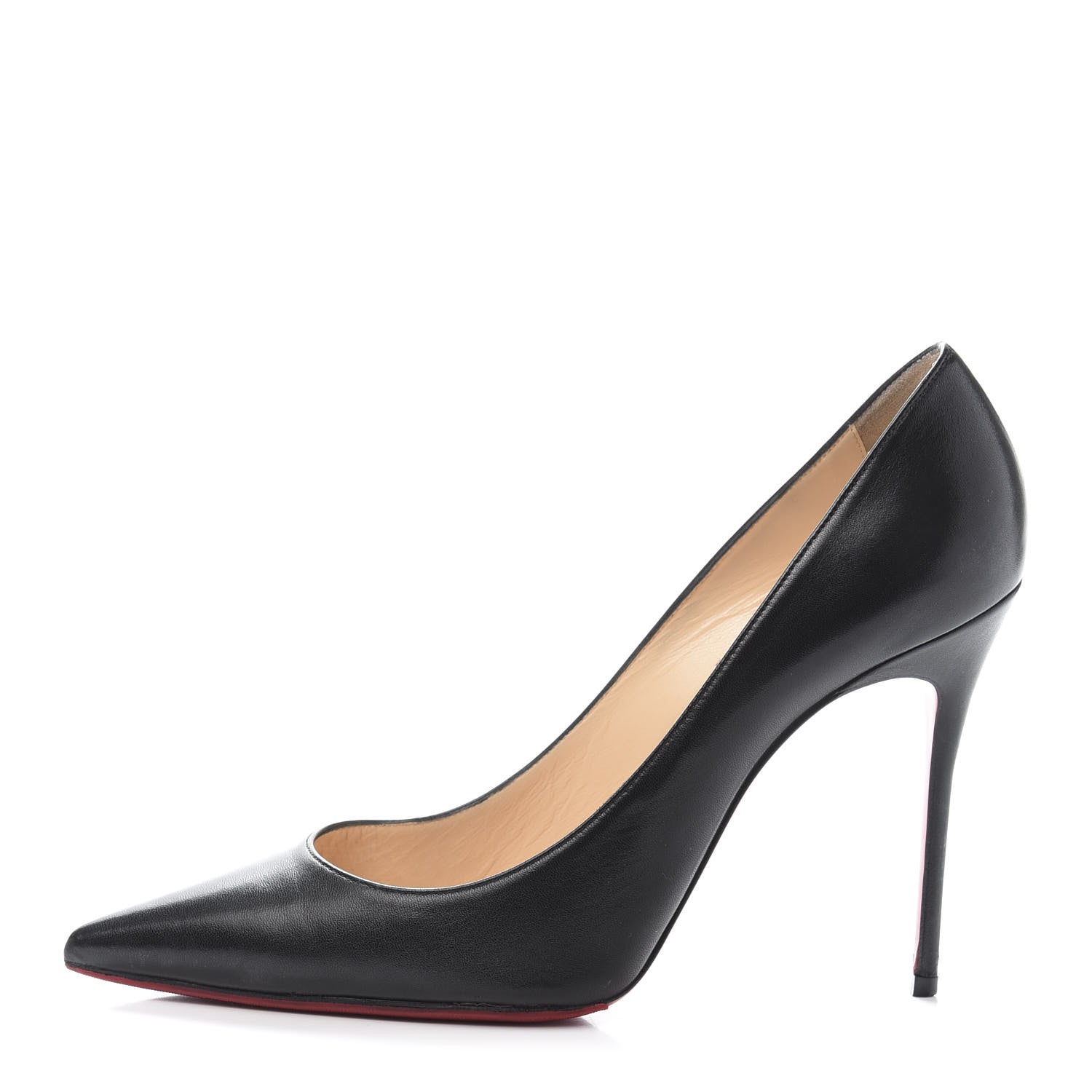 Christian Louboutin Kid Decollete 554 100 Pumps 40 Black 1 of 9