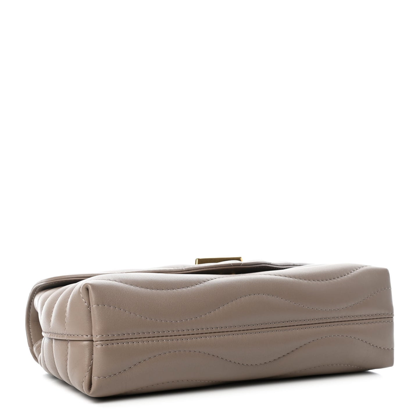 Calfskin LV New Wave Chain Bag Taupe