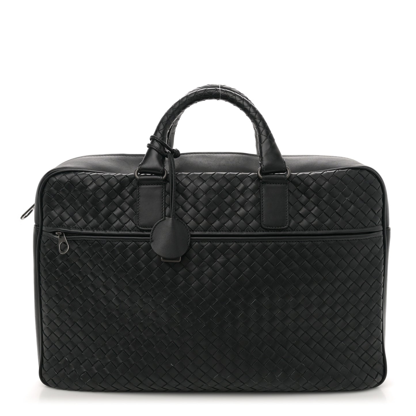 Nappa Intrecciato Briefcase Black