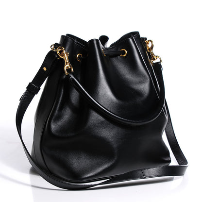 Saint Laurent Calfskin Large Emmanuelle Bucket Bag Black 3 of 7