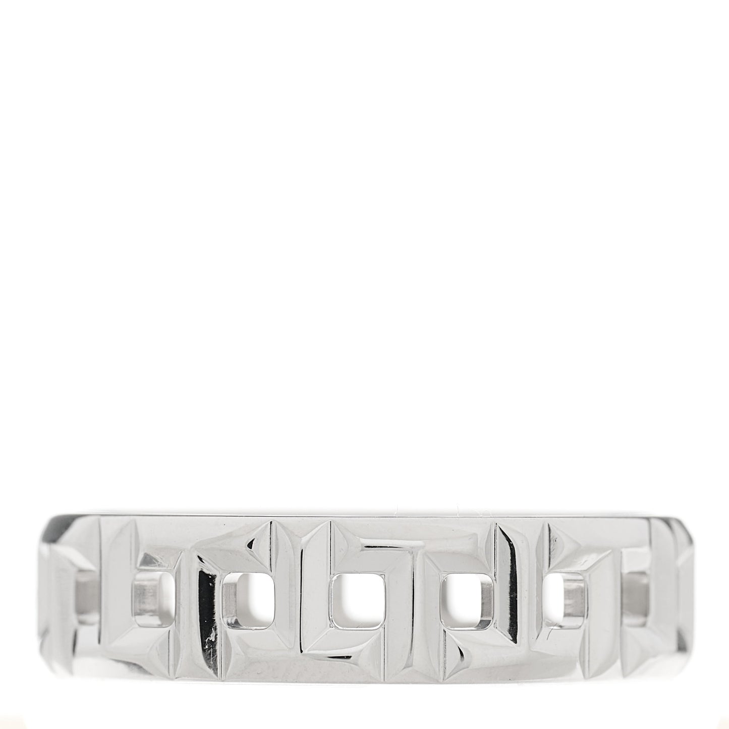 18K White Gold Wide T True Ring 58 8.25