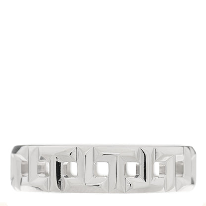 Tiffany 18K White Gold Wide T True Ring 58 8.25 1 of 5